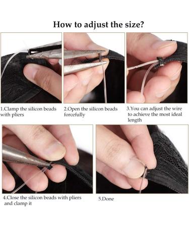 Wire in Hair Extensions Straight Hairpieces Halfhead Invisible Natural Hair Extension 20" - Medium Brown - Buy Online on GoSupps.com