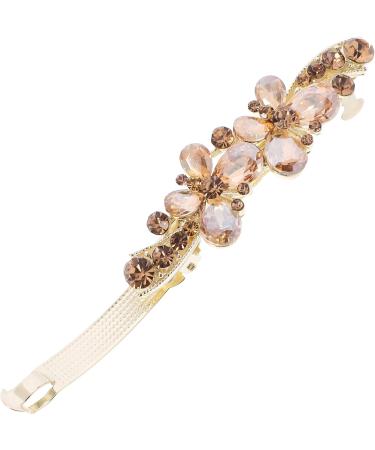 Butterfly Crystal Rhinestones Barrettes Fashion Ponytail Holders Luxury Glitter Sparkly Jeweled Hair Clips French Metal Snap Alligator Hair Clips for Wedding Birthday - Buy Online on GoSupps.com