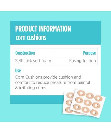 Comfort Zone Corn Cushions - Self-Stick Adhesive Pads for Corn Relief - 18 Count - Buy Online on GoSupps.com