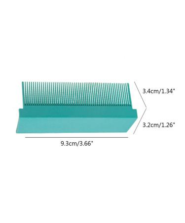 Hair Straightener Comb | Barber Straightening Brush & Styling Attachment for Flat Iron Green - Buy Online on GoSupps.com