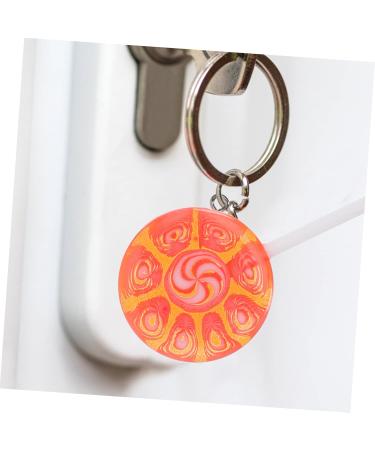 12 Pcs Lollipop Keychain Key Fob Lollipops DIY Lollipop Pendant DIY Pendants Key Chain Fake Fruit 6X3CMx3pcs Assorted Colorx3pcs - Buy Online on GoSupps.com