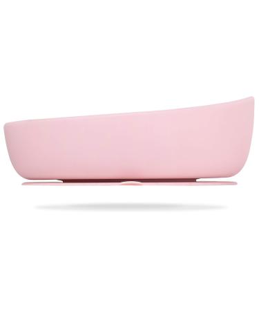 Doidy Silicone Baby Bowl - Soft Pliable Suction Bowls for Weaning - Non-Slip Feeding Bowls - Slanted High Side Design Suction Bowl - Use from 6+ Months to Toddler (Pink) - Buy Online on GoSupps.com