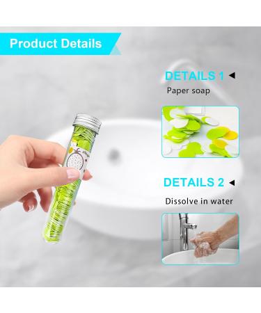 Buy Womeyo 16-Piece Soap Leaves | Travel-Ready Disposable Paper Soap for Camping Hiking & Outdoor Adventures - Fruit Series - Buy Online on GoSupps.com