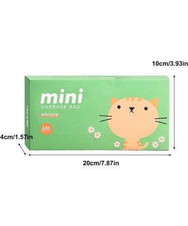 Besreey Small Garbage Bags for Bathroom Can | Waste Bin Trash Bags | Portable Bathroom Garbage Bags Thickened Small Trash Can Liners for Car Trash Can Green - Buy Online on GoSupps.com