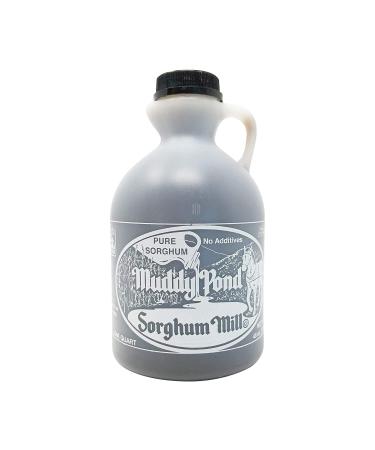 Muddy Pond Sorghum Mill - Pure Sorghum Syrup - No Additives, Non-GMO and Gluten Free 48oz