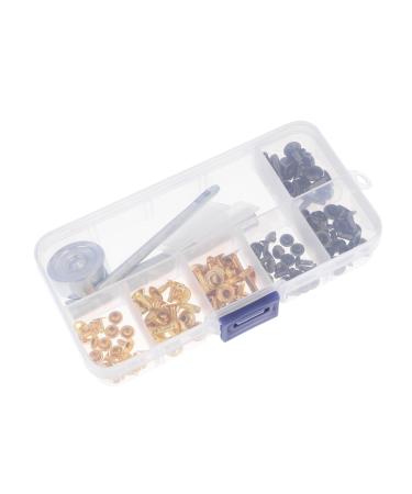 NUOBESTY 1 Set Dress Accessories Nail Accessories Screwback Studs Rivets Studs for DIY Crafts Suitcase Metal