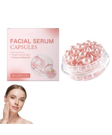 Capsules de vitamine E pour le visage s rum raffermissant anti- ge pour la r paration de la barri re cutan e hydratant liftant et lissant les rides et ridules claircissant le teint (1pcs)