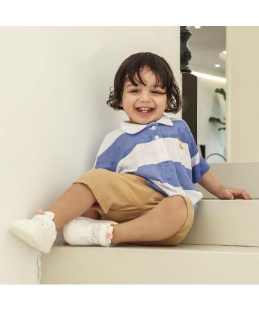 MK MATT KEELY Baby First Walking Shoes - Toddler Anti-Slip PU Leather Sneakers (4.5 UK, Pink) - Buy Online on GoSupps.com