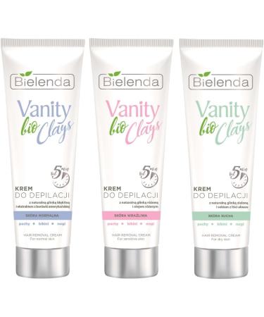 BIELENDA VANITY BIO CLAYS Hair removal cream with pink clay 100ml - Buy Online on GoSupps.com