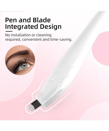  ATOMUS ATOMUS 10pcs Microblading Eyebrow Pen and Blade 18U Disposable Microblading Permanent Makeup Manual Pen Individual Package - Buy Online on GoSupps.com