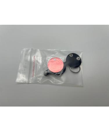 Custom Engraved Dog Tags - Push Button | Synthetic Leather | Blue Black Red Yellow | 30mm | Perfect for Control Branding - Buy Online on GoSupps.com