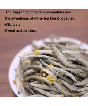 LWXLJMJZC Osmanthus Silver Needle White Tea-White Tea-Loose Leaf Tea-Osmanthus Blend White Tea 50g/1.76oz - Buy Online on GoSupps.com
