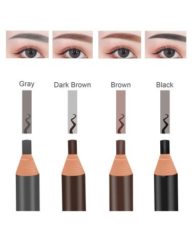PVC Duckbill 4-in-1 Eyebrow Pencil Sharpener Set with 4 Eyebrow Pencils, Razor for Microblading - Ideal for Beauty Beginners and Professionals | 1 Set - Buy Online on GoSupps.com