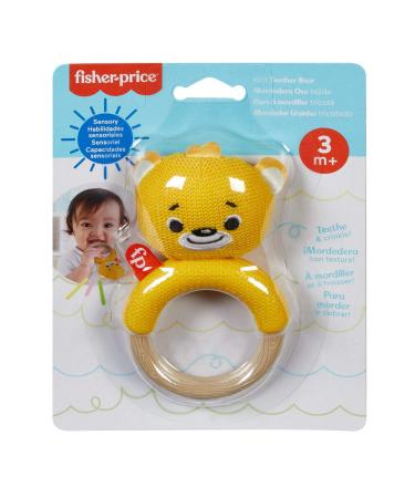Fisher-Price Yellow Bear Knit Animal Teether: Baby Sensory & Teether Toy - Buy Online on GoSupps.com
