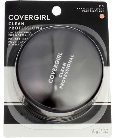  CoverGirl COVERGIRL CoverGirl Professional Poudre Translucide Light 110 0.70 oz (Pack de 3) - Buy Online on GoSupps.com