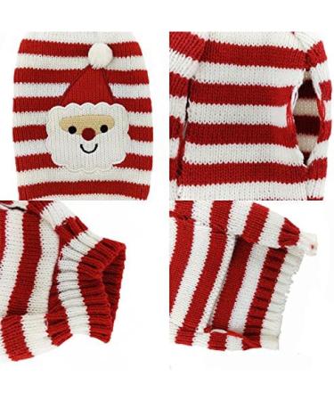 Christmas Dog Sweater | Warm Turtleneck Knitwear for Puppies | Perfect Holiday Gift for Dogs - XXS - Buy Online on GoSupps.com
