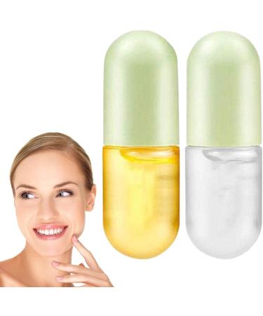 Vigcebit Upholstery Lip Gloss | 2 Series Day & Night Lip Plumper Set - Moisturizing Balm for Full Elastic Lips & Fine Line Reduction - Buy Online on GoSupps.com
