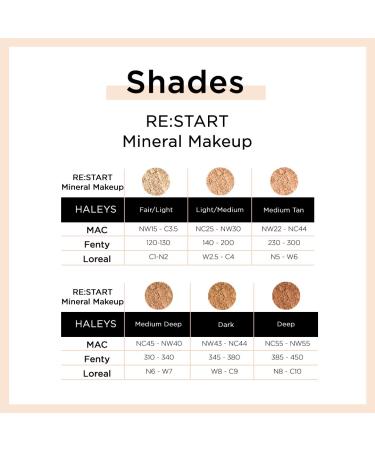 HALEYS RE START Mineral Makeup (MEDIUM DEEP) - Vegan & Cruelty-Free Loose Powder Foundation - Buy Online on GoSupps.com