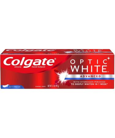 Colgate Optic White Toothpaste ICY Fresh 3.5 oz - Brighten Your Smile | International Shipping Available - Buy Online on GoSupps.com