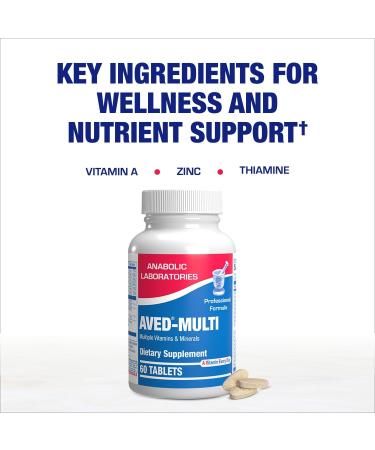 30-In-1 Adult Multivitamin with Iron - Antioxidant Rich Over 50 Multivitamin for Women and Men with Vitamins A C D E B Complex Zinc Magnesium Myo Inositol Citrus Bioflavonoids & More - 1 Month Supply - Buy Online on GoSupps.com
