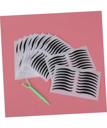 BIUDECO 240 Pairs Eye Make-up Stickers Temporary Liner Eyeshadow Double Eyelid Tape Eyeliner Sticker Black - Buy Online on GoSupps.com