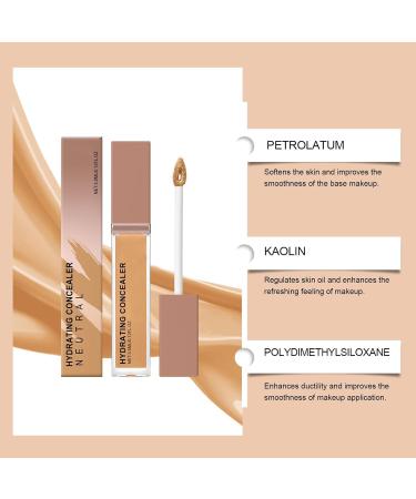 Liquid Concealer Brightening Liquid Concealer 3.5ml Makeup | Breathable and Buildable Texture for Travel Business Trips Outdoors and Home - Buy Online on GoSupps.com