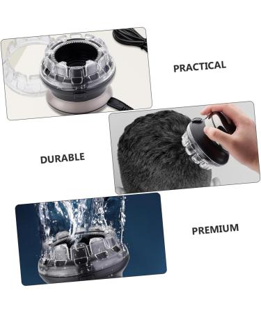 Beaupretty Self Sharpening 1 Set Hair Clipper Electric Electric Rotary Mens Hair for Head Mens Bald Electric Clipper for Barber Palm Head Abs Suit Cordless Man Men Grooming Kit 10X9.8X9CM Black - Buy Online on GoSupps.com