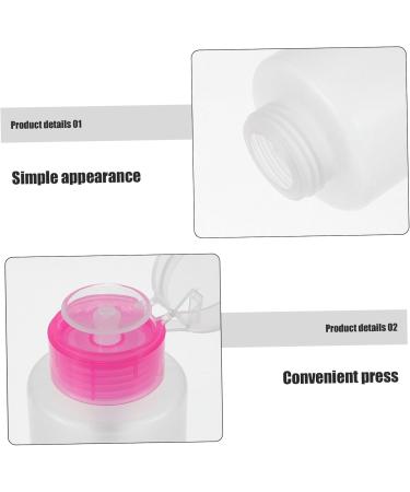 minkissy Pressure fluid dispenser bottle 150 Ml Manicure press pump bottle Pressure mechanism pink - Buy Online on GoSupps.com