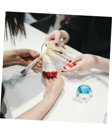 POPETPOP 3 Pcs Nail Art Crystal Cup Clear Container with Lid Sheer Nail Polish Cups Glass Acrylic Nail Dappen Dish Crystal Nail Cup Glass Container with Lid Nail Art Glass Dish Nail Art Cup 5.5x5.5cmx3pcs Bluex3pcs - Buy Online on GoSupps.com