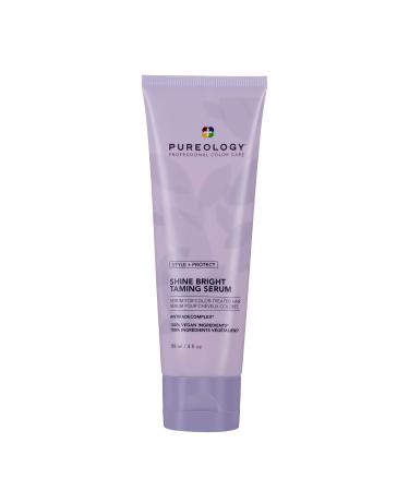 Pureology Style + Protect Shine Bright Weightless Hair Taming Serum | Fights Frizz | Vegan 4 Fl Oz (Pack of 1)