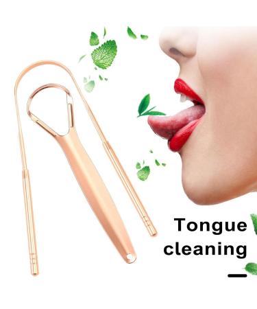 Stainless Steel Tongue Scraper & Cleaner for Fresh Breath | Semicircle Design for Effective Oral Care | Durable Dental Hygiene Tool - Buy Online on GoSupps.com