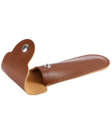 Vereen 2X Razor Case Travel Holder Manual Double Edge Safety Razor Container PU Leather Bag