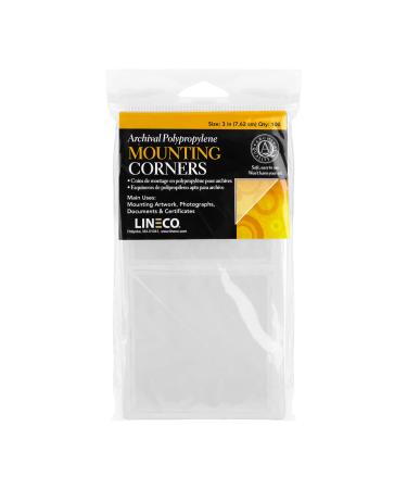 Lineco Polypropylene Mounting/Framing Corners Standard View 3 100-Pack Set of 1