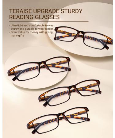 Shop Teraise Blue Light Reading Glasses for Men & Women | Fashionable & Comfortable with 3.75x Magnification - Perfect for Computer Use - Buy Online on GoSupps.com