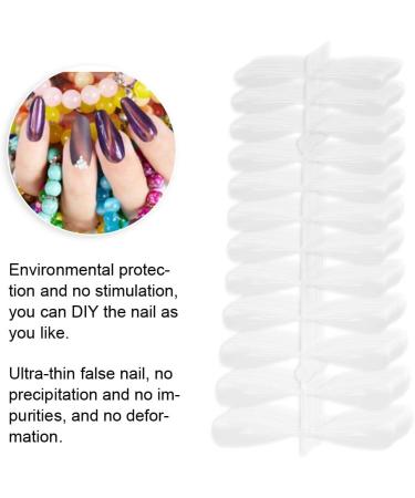 False Nail High Toughness DIY Decoration Manicure Tool Made of Quality Material No Need Polishing (Clear) - Buy Online on GoSupps.com