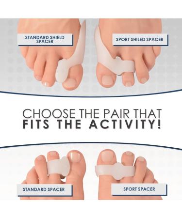12-Piece Bunion Corrector & Soft Gel Toe Spreader | Hallux Valgus Relief & Toe Alignment - Buy Online on GoSupps.com