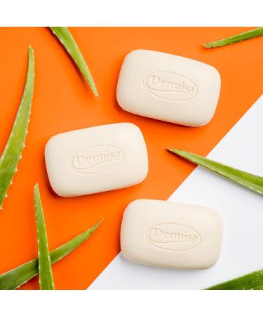 Dermisa Sulfur Bar with Aloe Vera for Oily Acne-Prone Skin - 3 oz (Pack of 3) - Buy Online on GoSupps.com