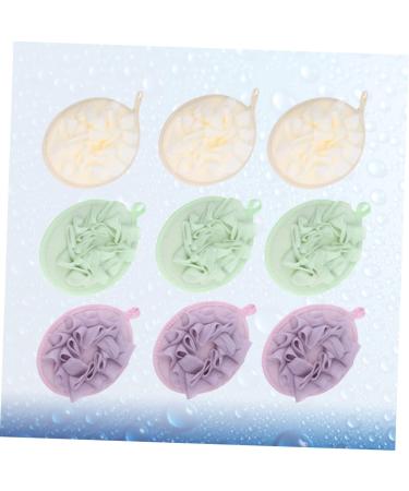Housoutil 9pcs Loofah Bath Puff Set - Soft Shower Sponges Bath Flowers & Body Scrubbers for Luxurious Cleansing | International Shipping Available - Buy Online on GoSupps.com