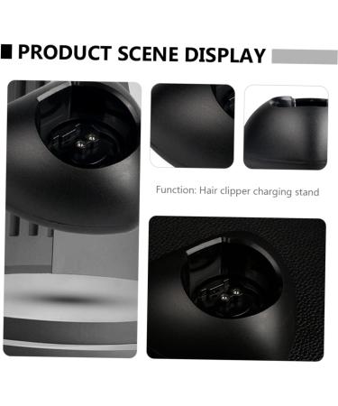 minkissy 1pc Clipper Charging Stand Hair Trimmer Charging Base Standing Hair Clipper Charger Hair Clipper Charging Stations Portable Chargers Rechargeable Outlet Portable Charging Station 8.5X8.5X4.5CM Black - Buy Online on GoSupps.com
