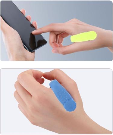 4 Pcs Flower Shape Acupressure Pliers - Mini Migraine Relief Reduced Voltage Point Clips | Universal Handicraft Tool - Green & Blue - Buy Online on GoSupps.com
