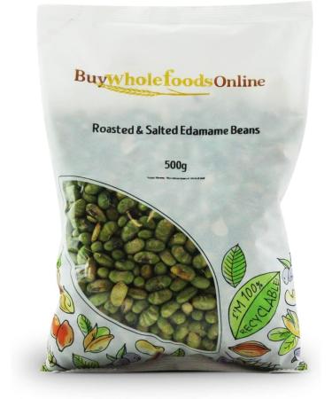Edamame Beans Roasted & Salted 500g - Buy Online on GoSupps.com
