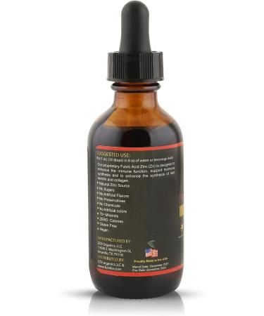 Plant-Based Zinc Drops with Fulvic Acid (2 Oz) | Vegan Immune Booster for Men & Women - Buy Online on GoSupps.com