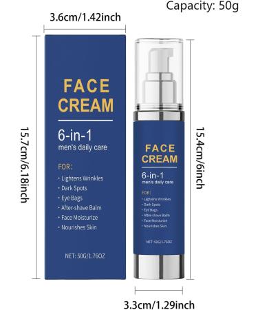 Face Cream 50g Cream for Skin Care Light Texture Daily Care Mature Skin Puffy Eyes Men Night Care - Buy Online on GoSupps.com