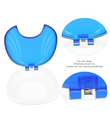 Blue Portable Dental Box for Artificial Teeth & Earplugs - Travel Storage Container for Tooth Correction | International Shipping Available - Buy Online on GoSupps.com