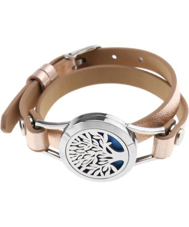 Ototec Aromatherapy Medallion Bracelets - 8 Color Options Refill Pads 316 Stainless Steel Adjustable Design - Buy Online on GoSupps.com