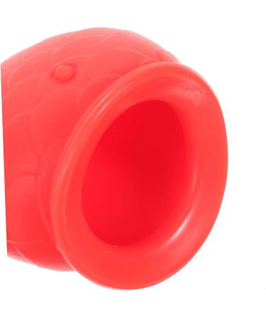 SOESFOUFU Silicone Fish Lip Filler (red) Lip Suction Plumper Plumpit Lip Plumping Device Enhancer - Buy Online on GoSupps.com