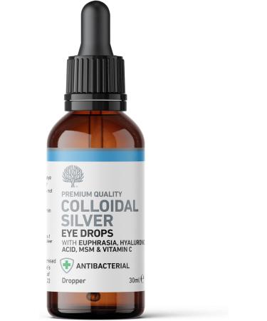 Natures Greatest Secret Colloidal Silver All Natural Eye Drops - Pack of 2 - 60ml - Buy Online on GoSupps.com