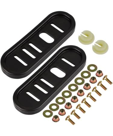 Snowblower Slide Shoes Skid Shoe (2 Pack) with Mounting Hardware - Universal MTD Snow Thrower - Buy Online on GoSupps.com