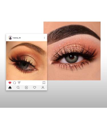 Lashes False Eyelashes Fluffy Russian Eyelash 5 Pairs Strip with Glue Volume Dramatic Fluffy Wispy Natural Eyelashes 3D Thick Long Fake Lashes - Buy Online on GoSupps.com