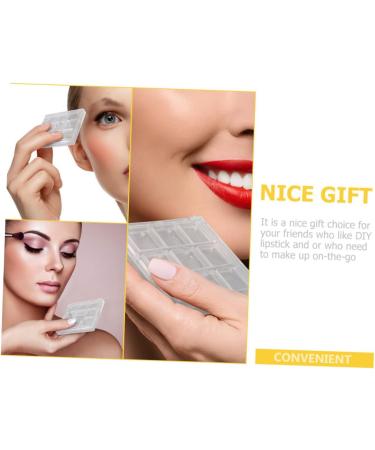 SKISUNO Makeup Pallets Lip 3pcs Boxes Eye Shadow Box White Pp Foundation Travel Toning Empty Eyeshadow - Buy Online on GoSupps.com